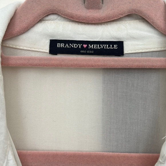 Brandy Melville white button up - Picture 4 of 4